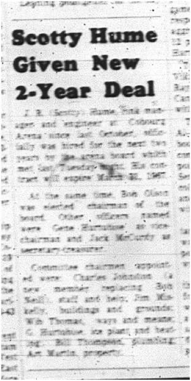 1965-02-17 Hockey - Cobourg Arena