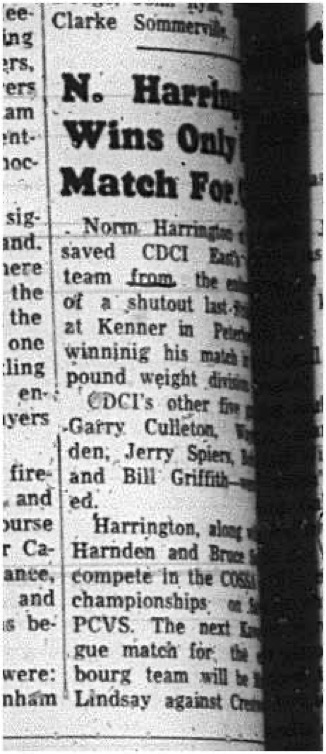 1965-02-24 School - Wrestling - Boys - CDCI East Vs. PCVS