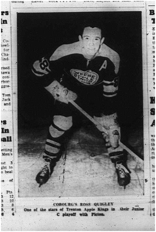 1965-03-03 Hockey - Boys - Trenton Apple Kings - Ross Quigley