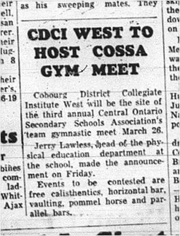 1965-03-03 School - Gymnastics - mixed - COSSA Gymnastics Meet