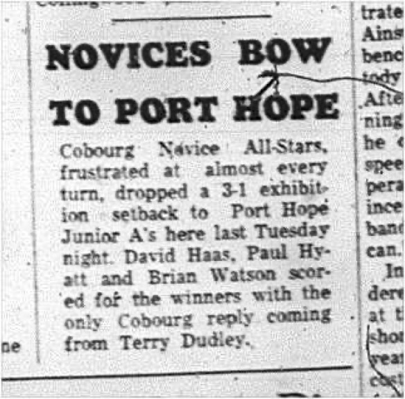 1965-03-10 Hockey - Boys - Cobourg Novice All-Stars Vs. Port Hope Junior As