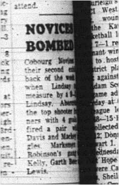 1965-03-10 Hockey - Boys - Cobourg Novices VS. Lindsay