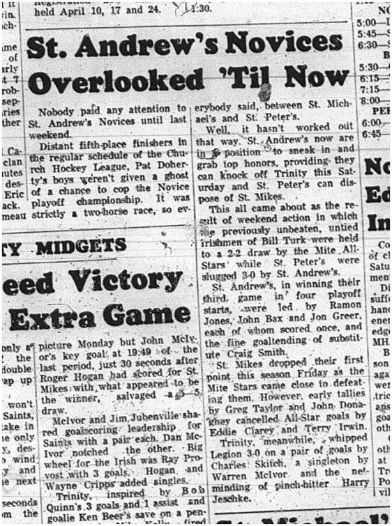 1965-03-31 Hockey - Boys - CCHL - St. Andrews Novices