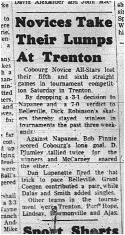 1965-04-07 Hockey - Boys - CCHL - Cobourg Novice All-Stars