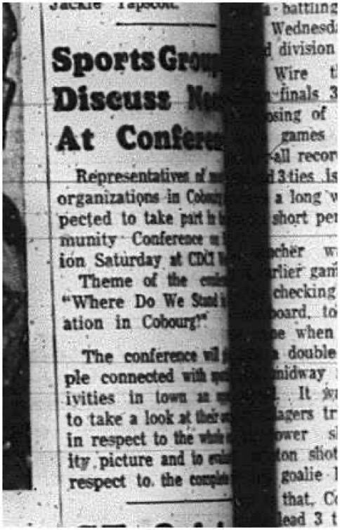 1965-04-07 School -Sports Groups - Conference