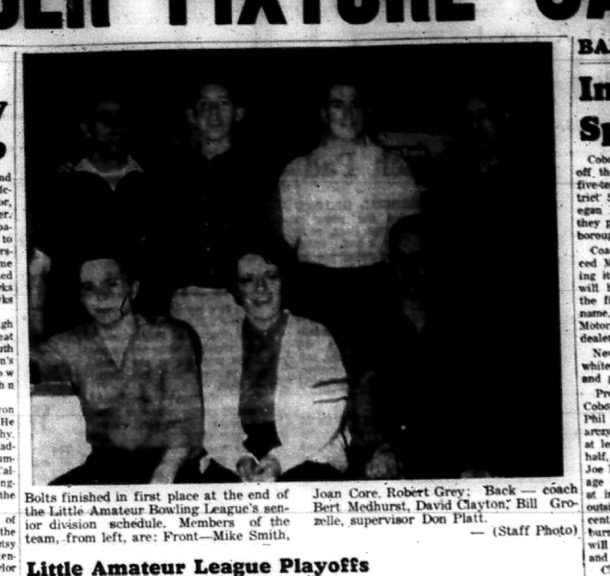 1965-04-28 Bowling - Mixed - Little Amateur League - Senior Division - Bolts