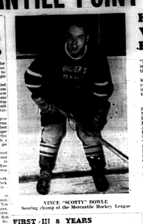 1965-04-28 Hockey - Men - Cobourg Mercantile Hockey League - Vince Dowle