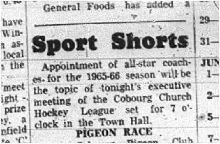 1965-05-19 Hockey - Boys - CCHL - All-Star Coaches