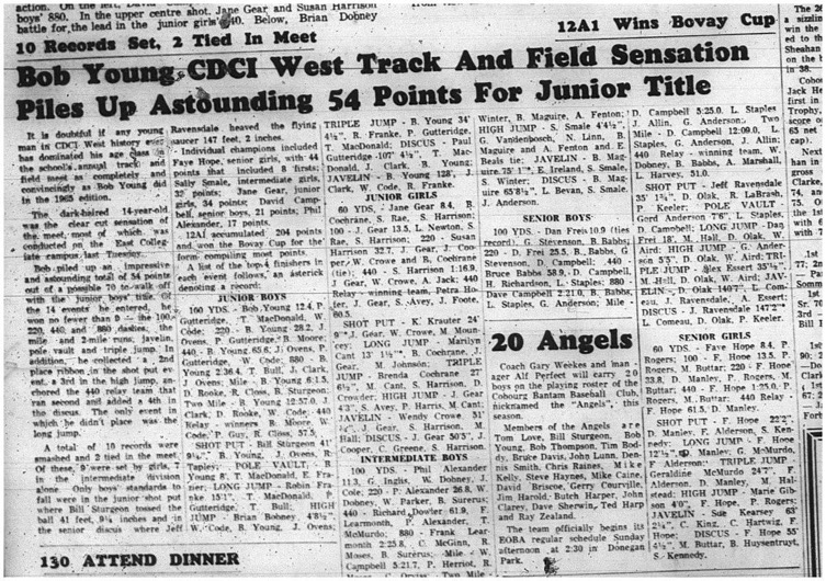 1965-05-19 School - Track and Field - Mixed - CDCI West - Bob Young