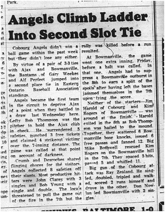 1965-06-23 Baseball - Boys - EOBA - Cobourg Angels