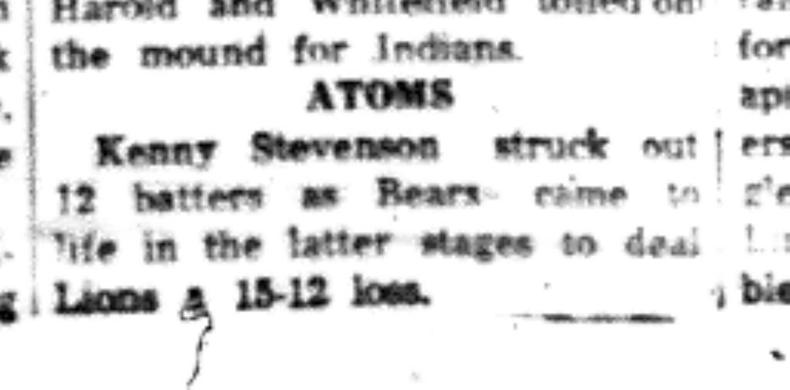 1965-08-18 Softball -Boys-CLMSL-Bears vs Lions