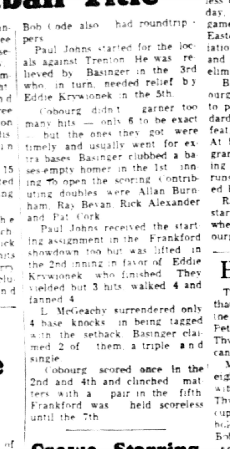 1965-08-25 Softball -Boys-Legion Peewees Keep TItle-C