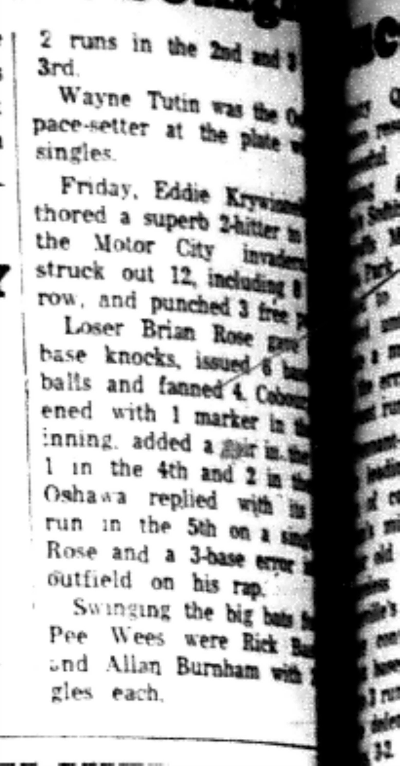 1965-09-01 Softball -Boys-OASA-Cobourg vs Oshawa-D