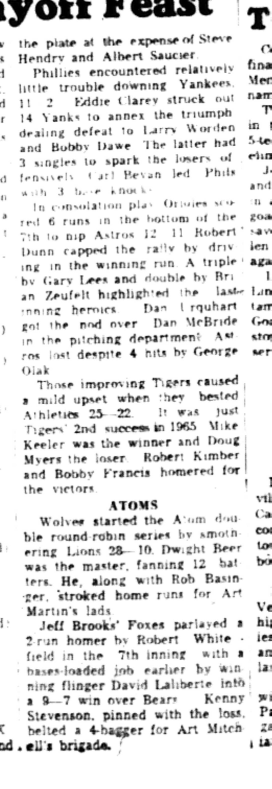 1965-09-08 Softball -Boys-CLMSL Playoffs-D
