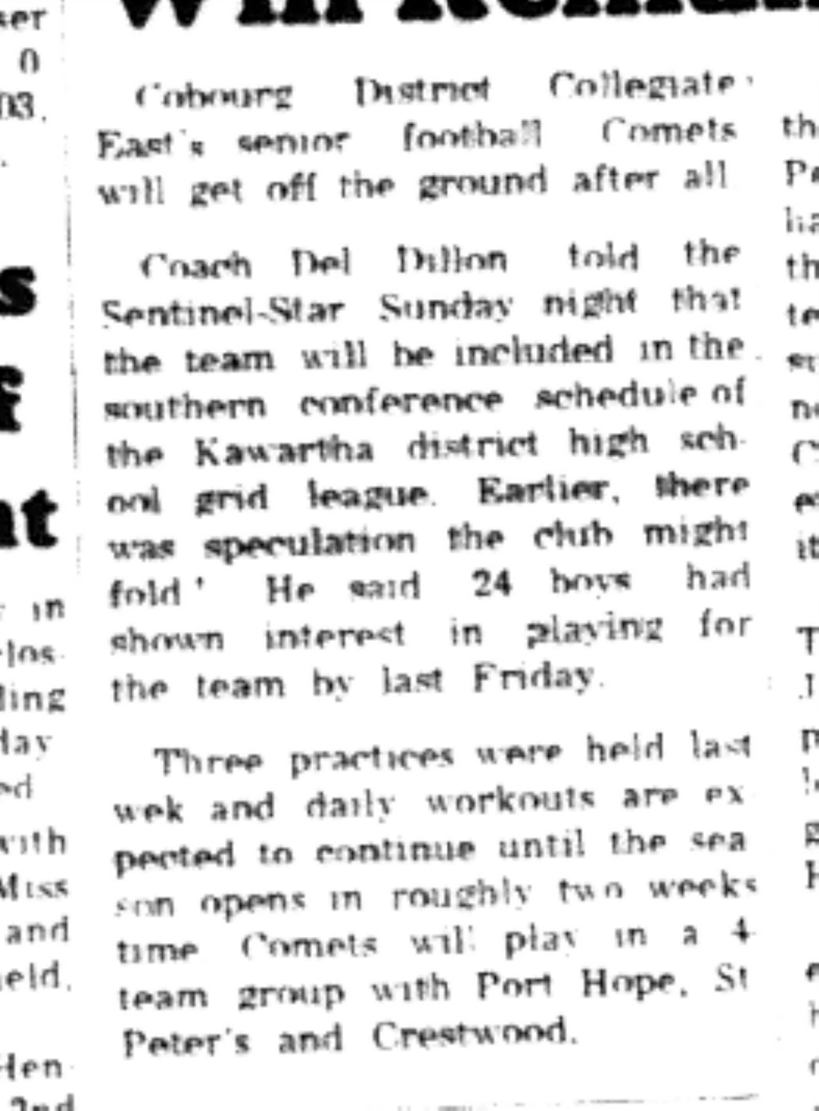 1965-09-15 School -Football -Boys-CDCI East To Field Team-B