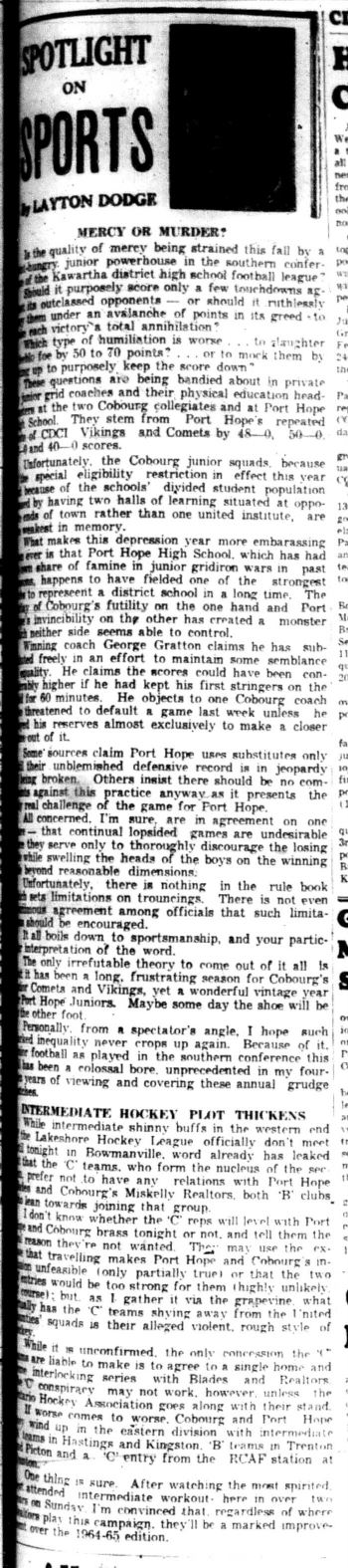 1965-10-20 Layton Dodge - Spotlight On Sports