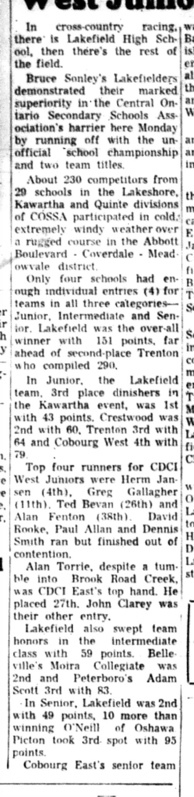 1965-10-27 School -Track & Field -Mixed-CDCI West Advance-B