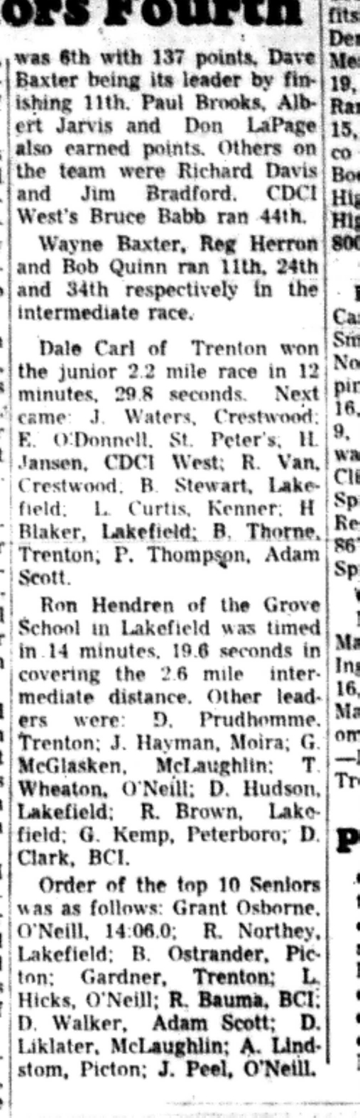 1965-10-27 School -Track & Field -Mixed-CDCI West Advance-C