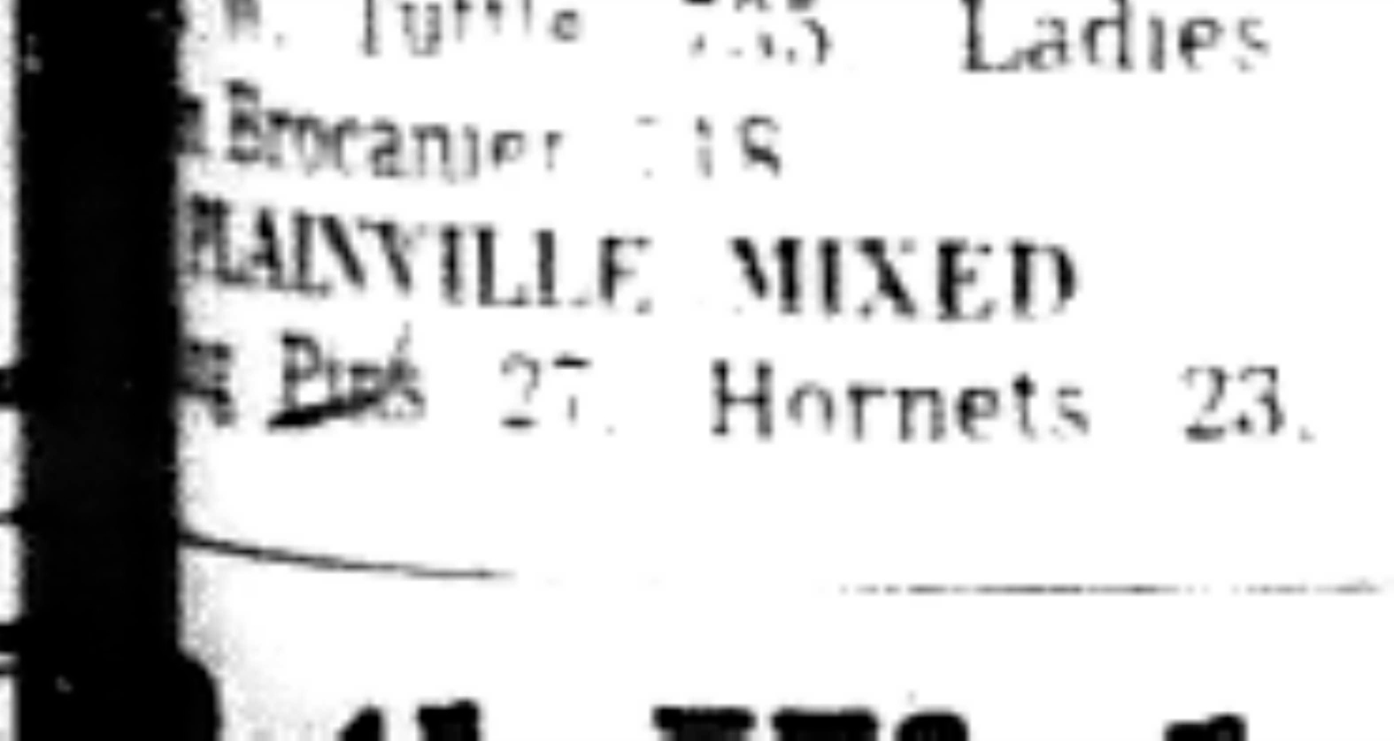 1965-11-02 Bowling -Mixed-Plainville League Results-A