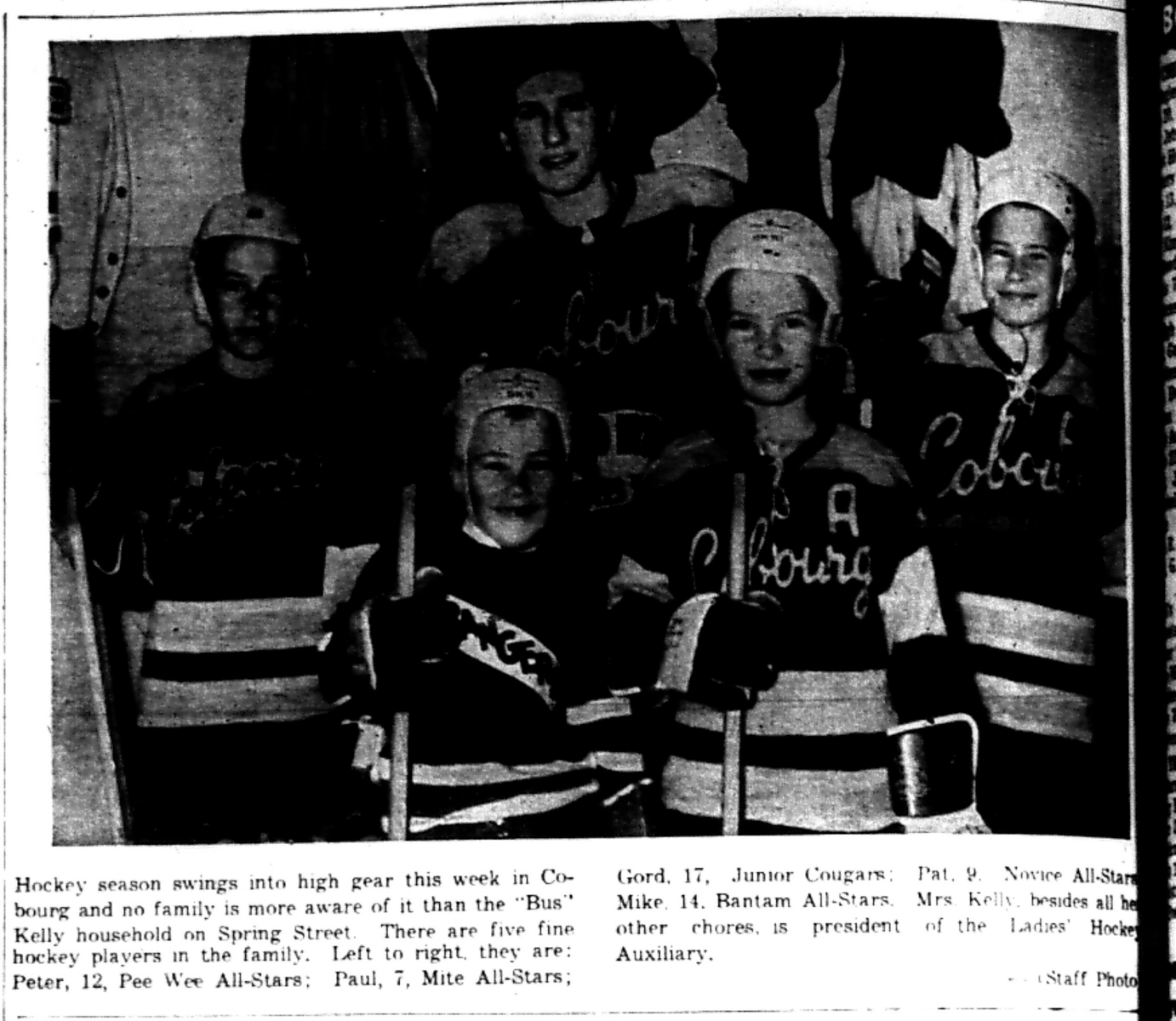 1965-11-02 Hockey -Boys-Cobourg Hockey Season Starting