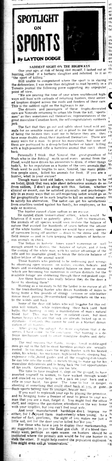 1965-11-02 Layton Dodge - Spotlight On Sports