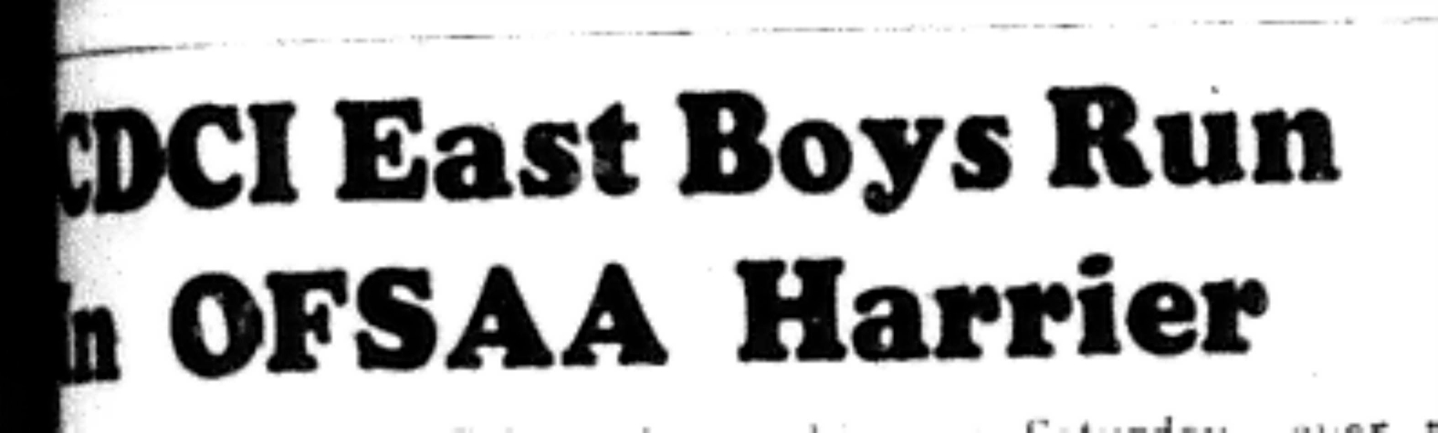 1965-11-10 School -Track and Field -Boys-CDCI East Boys Run In OFSAA-A