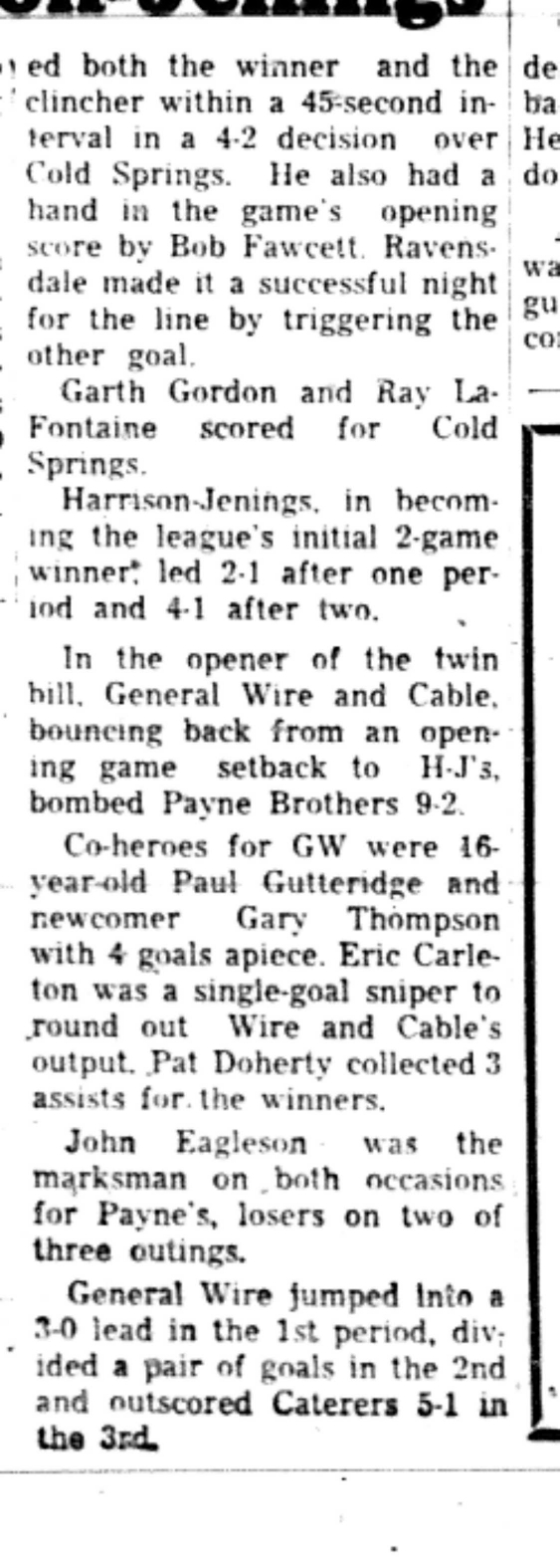 1965-11-17 Hockey -Men-CMHL-Harrison-Jennings vs Gores Landings-C