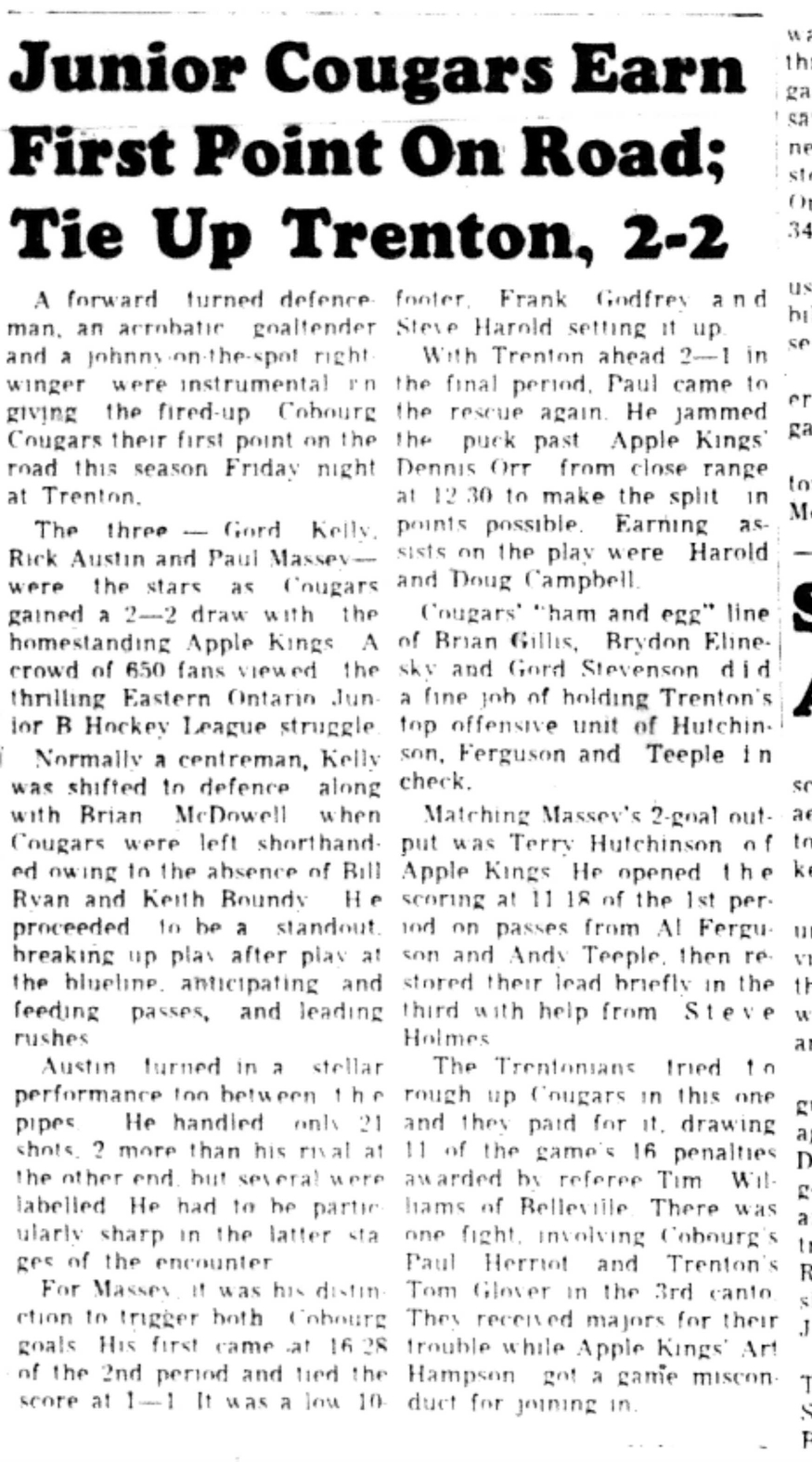 1965-11-24- Hockey -Boys-Junior Cougars vs Trenton