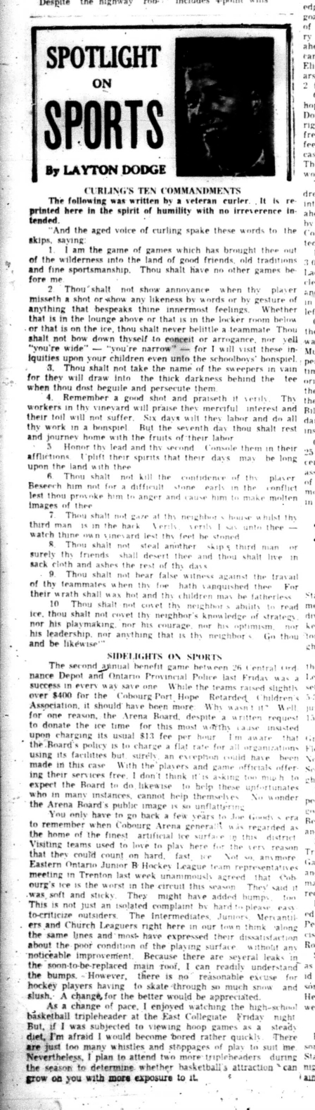 1965-12-15 Layton Dodge - Spotlight On Sports