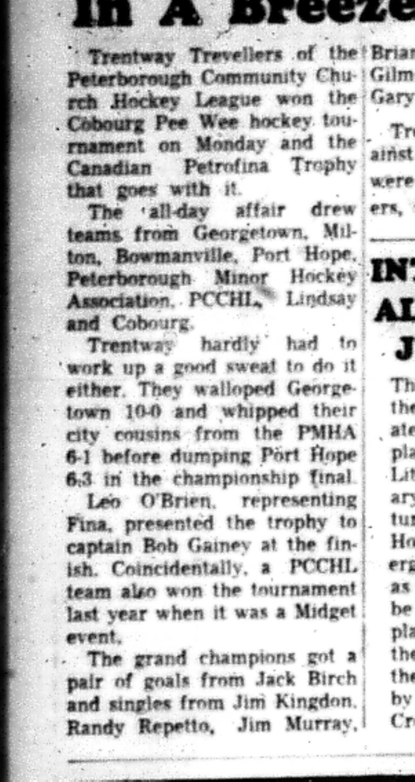 1965-12-29 Hockey -Boys-Trentway Wins Peewee Tournament-B