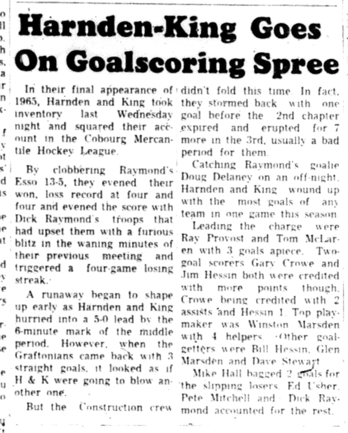 1965-12-29 Hockey -Mens-CMHL-Harnden-King vs Grafton