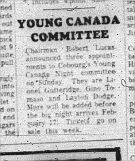 1966-01-12 Hockey -Boys -CCHL - Young Canada Night