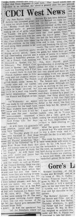 1966-01-19 School -Mixed -CDCI West News