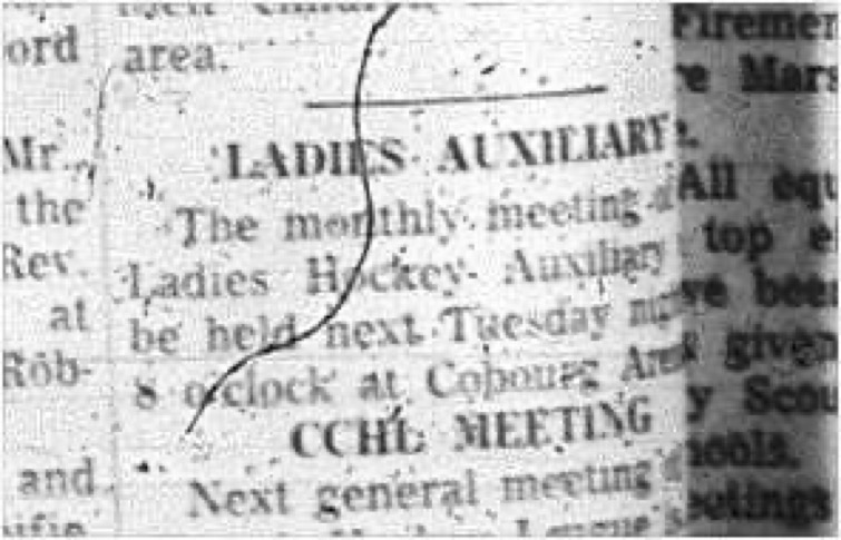 1966-01-26 Hockey -Ladies -Auxilliary - Monthly Meeting