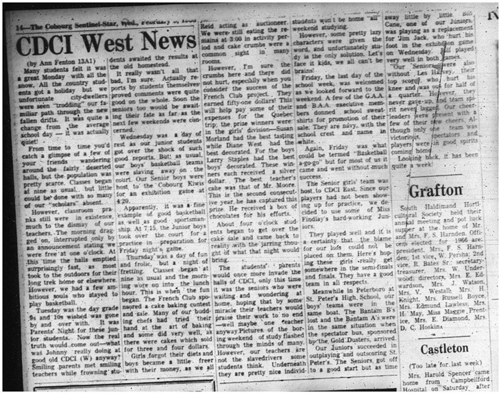 1966-02-09 School -CDCI West News