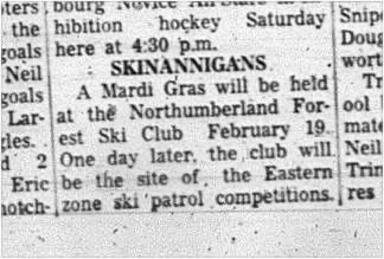 1966-02-09 Skiing -Mixed -Northumberland Forest Ski Club