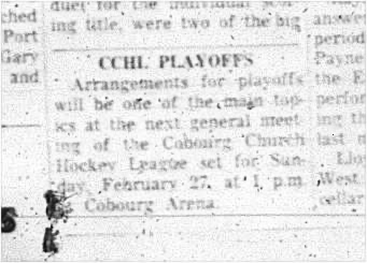1966-02-15 Hockey -Boys -CCHL - Playoffs
