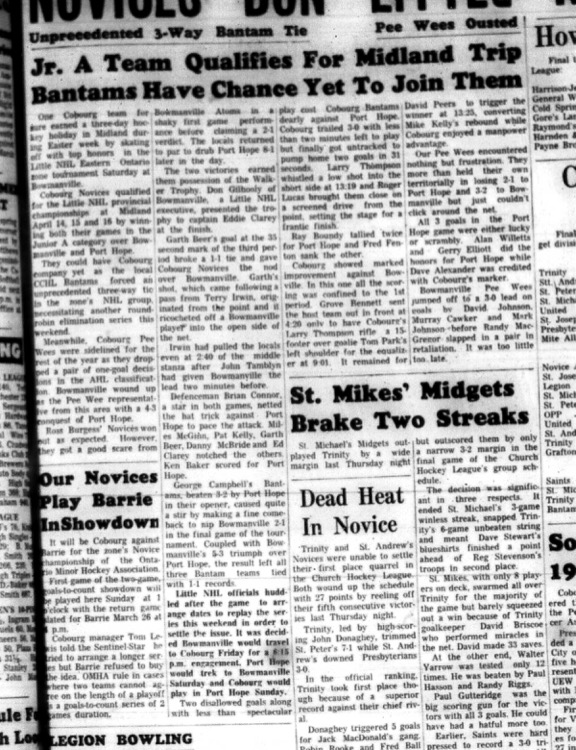 1966-03-16 Hockey -Boys -CCHL -Little NHL