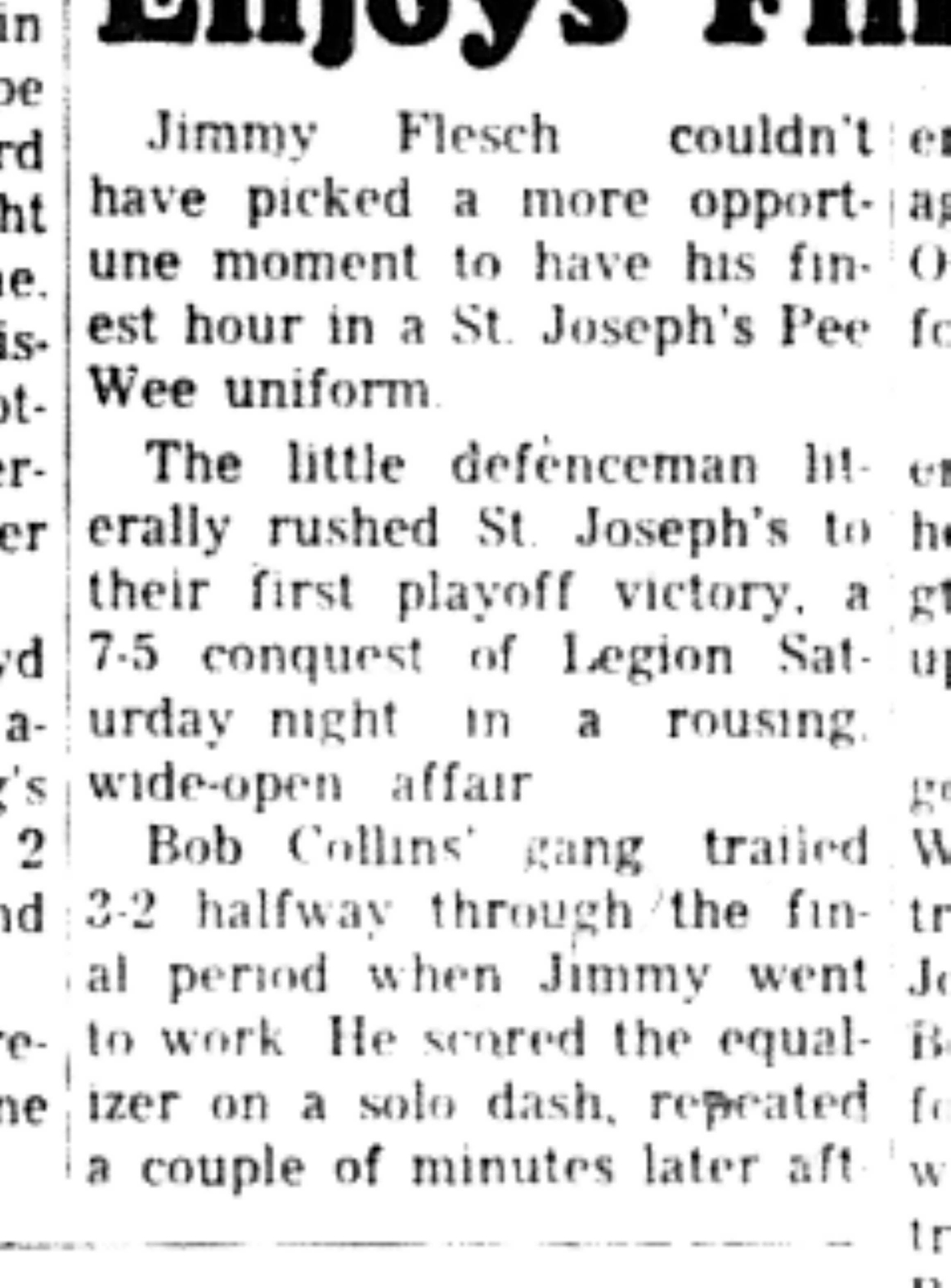 1966-03-23 Hockey -Boys -CCHL-St Josephs vs Legion-B