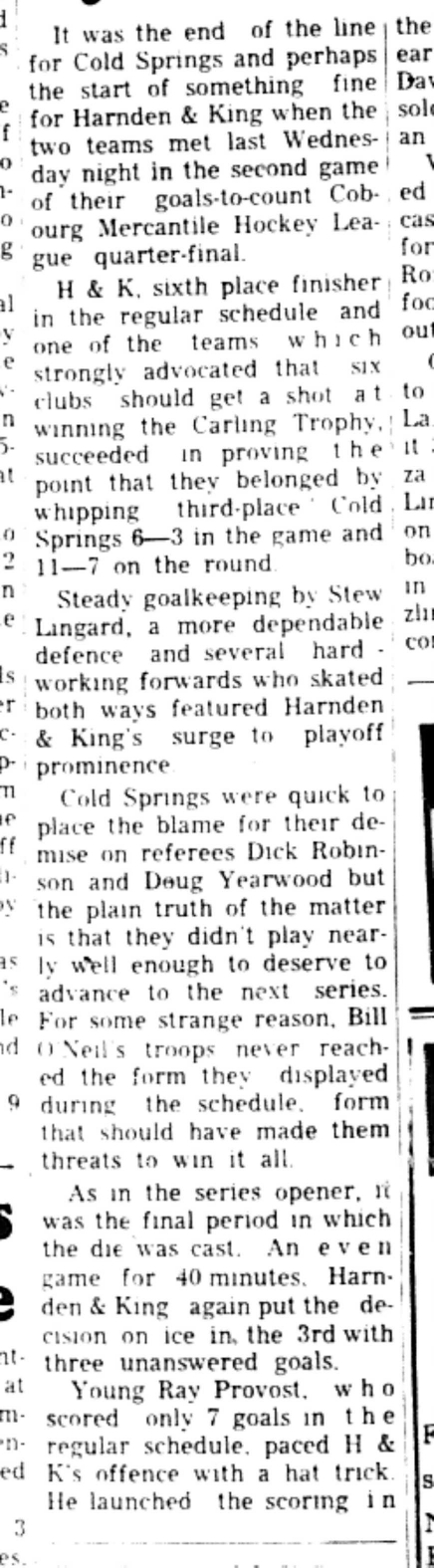 1966-03-23 Hockey -Men -CMHL-Coldsprings vs Harnden And King-B