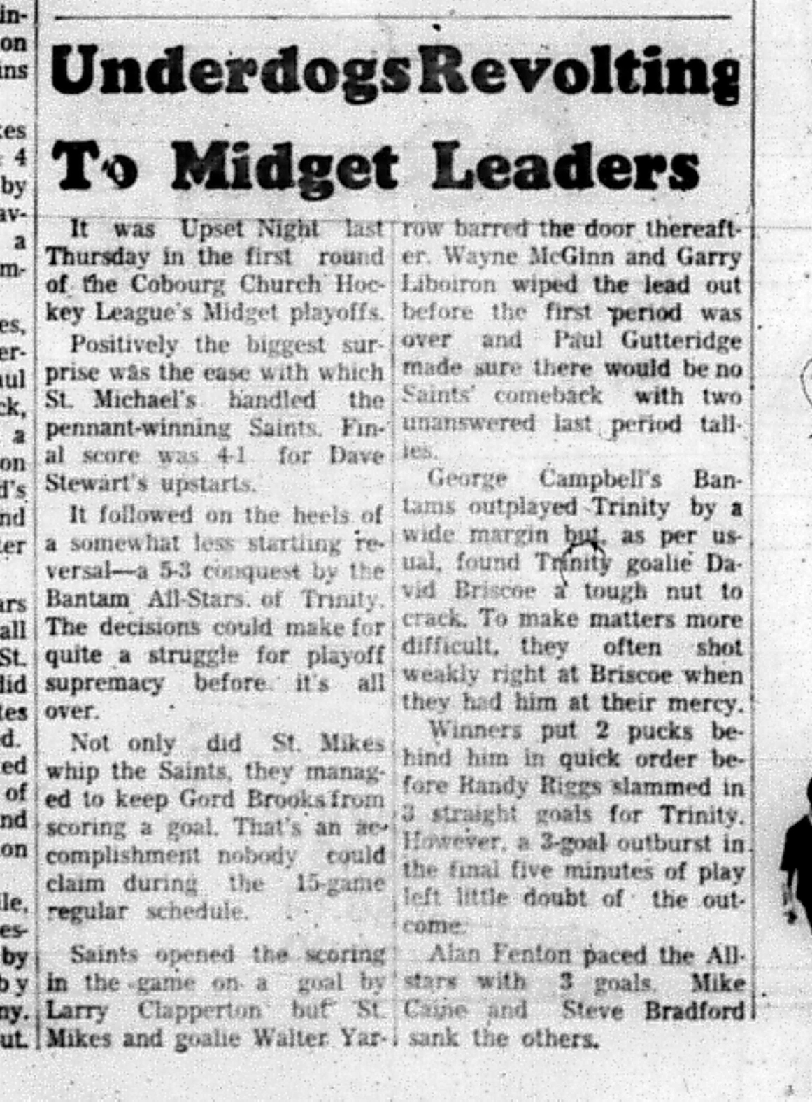 1966-03-30 Hockey -Boys -CCHL-St MIchaels vs Saints