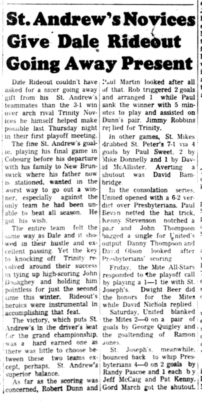 1966-03-30 Hockey -Boys -CCHL-Trinity vs St Andrews