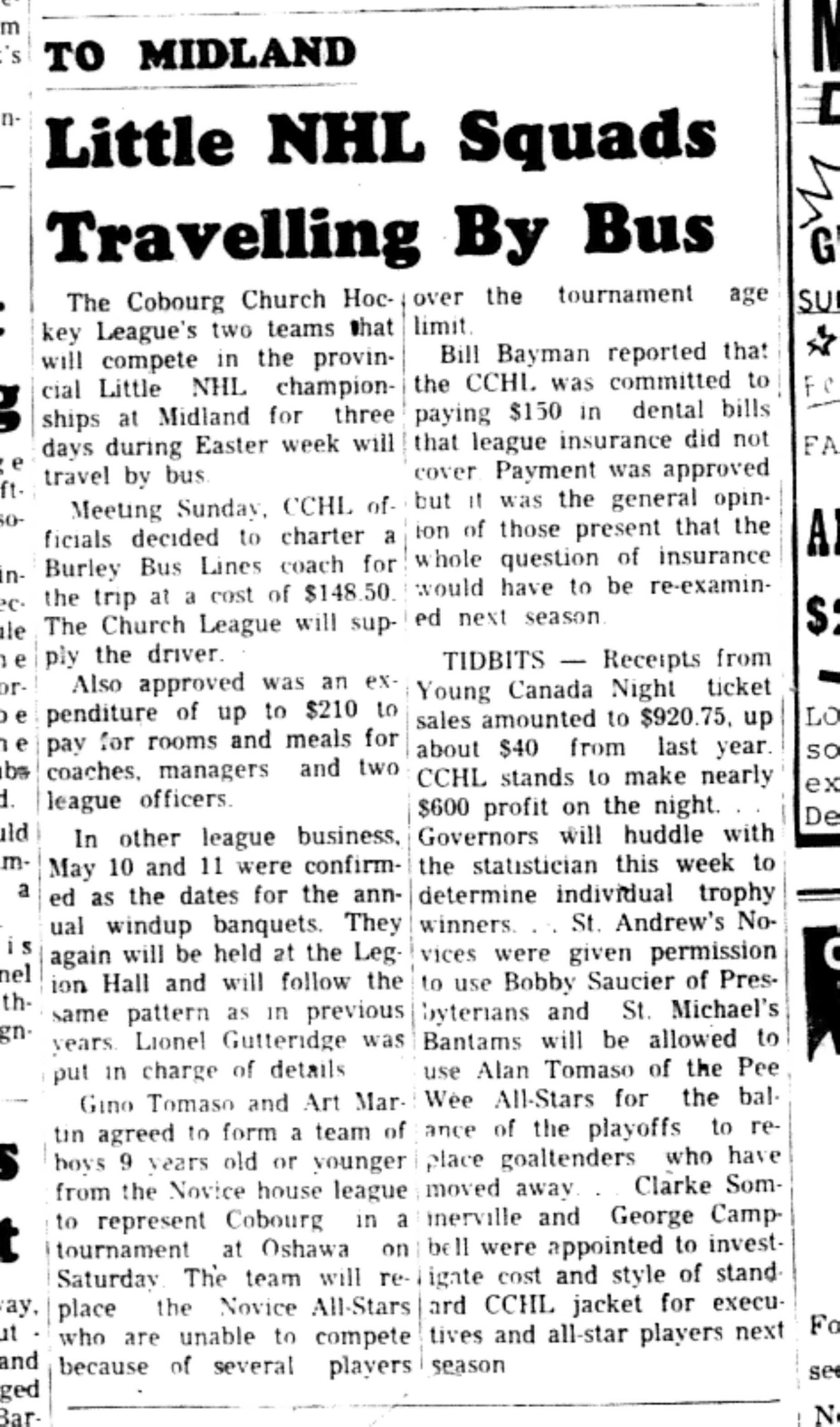 1966-03-30 Hockey -Boys -Little NHL Squads Travel To Midland