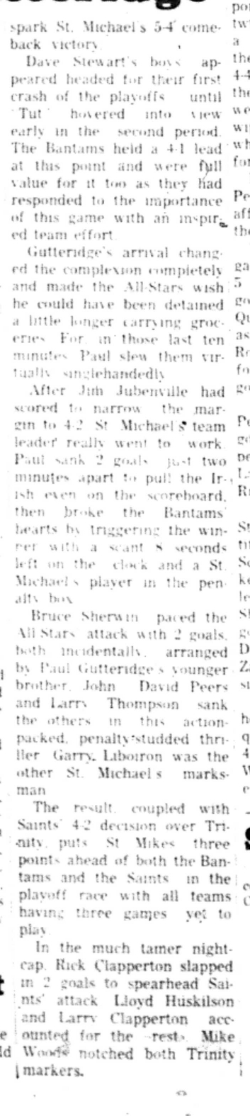 1966-04-06 Hockey -Boys -CCHL-St Michaels vs All Stars-C