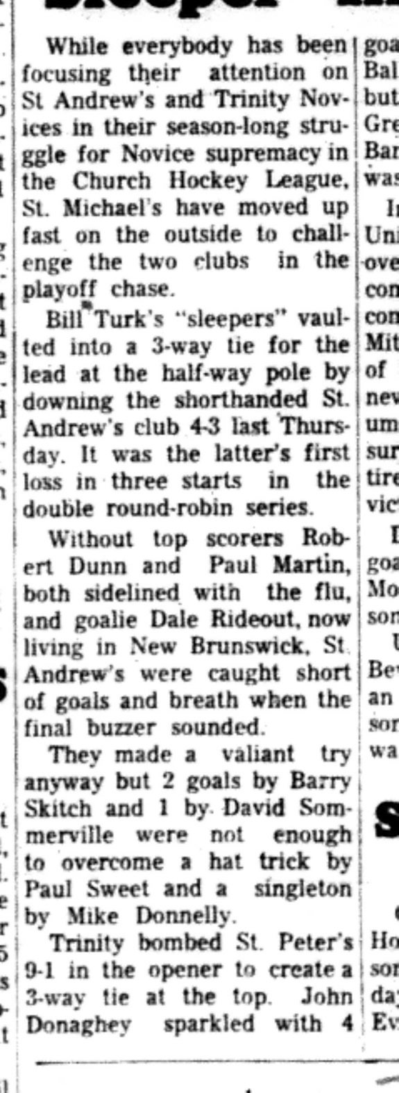 1966-04-06 Hockey -Boys -CCHL-St Michaels vs Trinity-B
