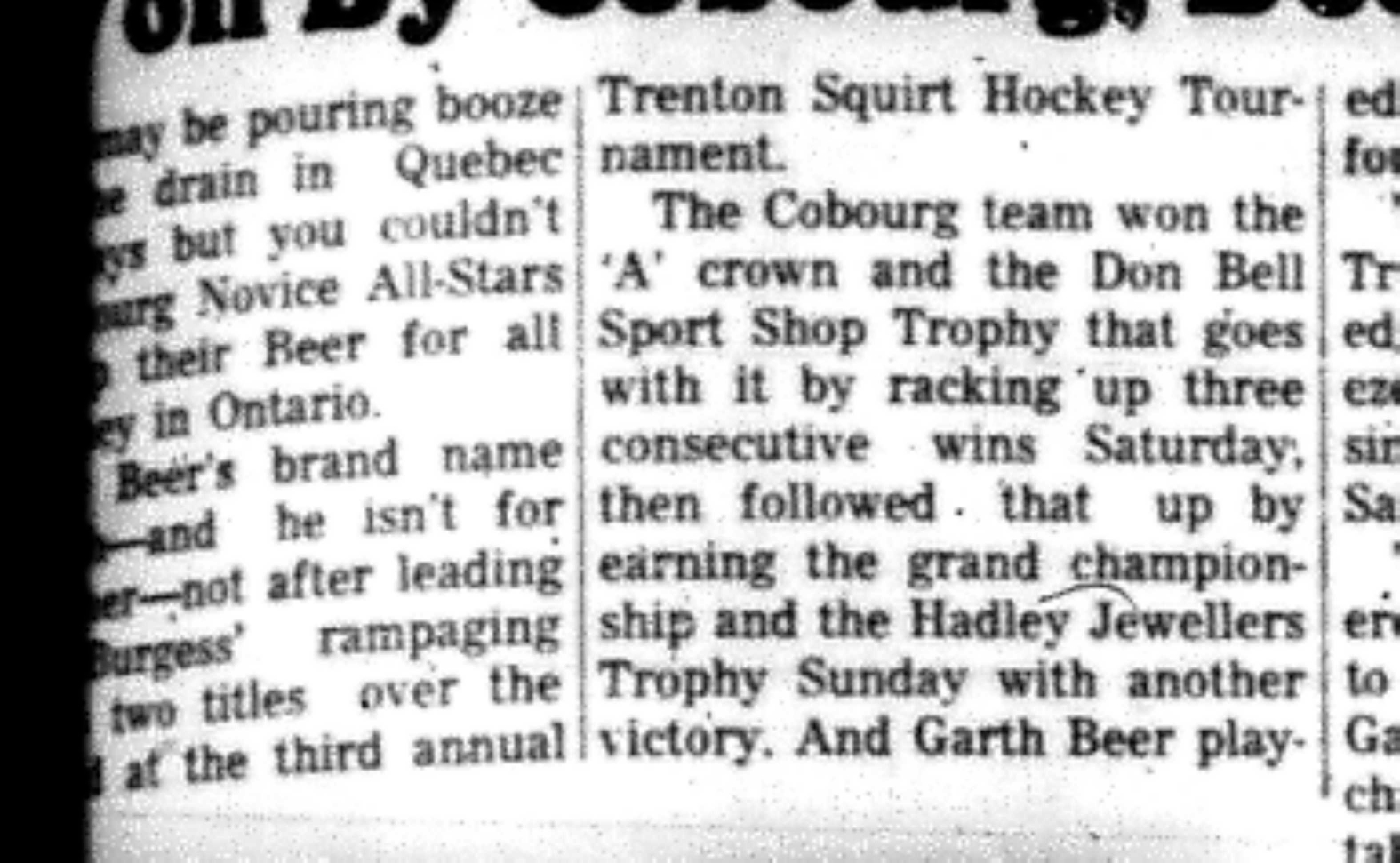 1966-04-06 Hockey -Boys -Cobourg Wins Grand Championship-B