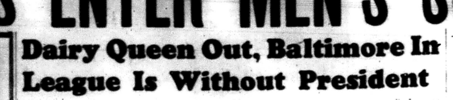 1966-04-12 Softball -Men -Dairy Queen Leaves Cobourg League-A