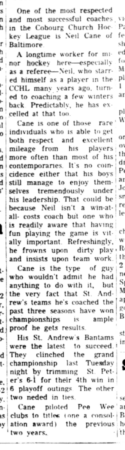 1966-04-20 Hockey -Boys -CCHL Bantam Champions-C