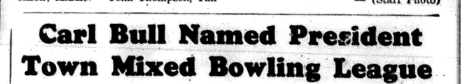 1966-04-27 Bowling -Mixed -New Town Mixed League President-A