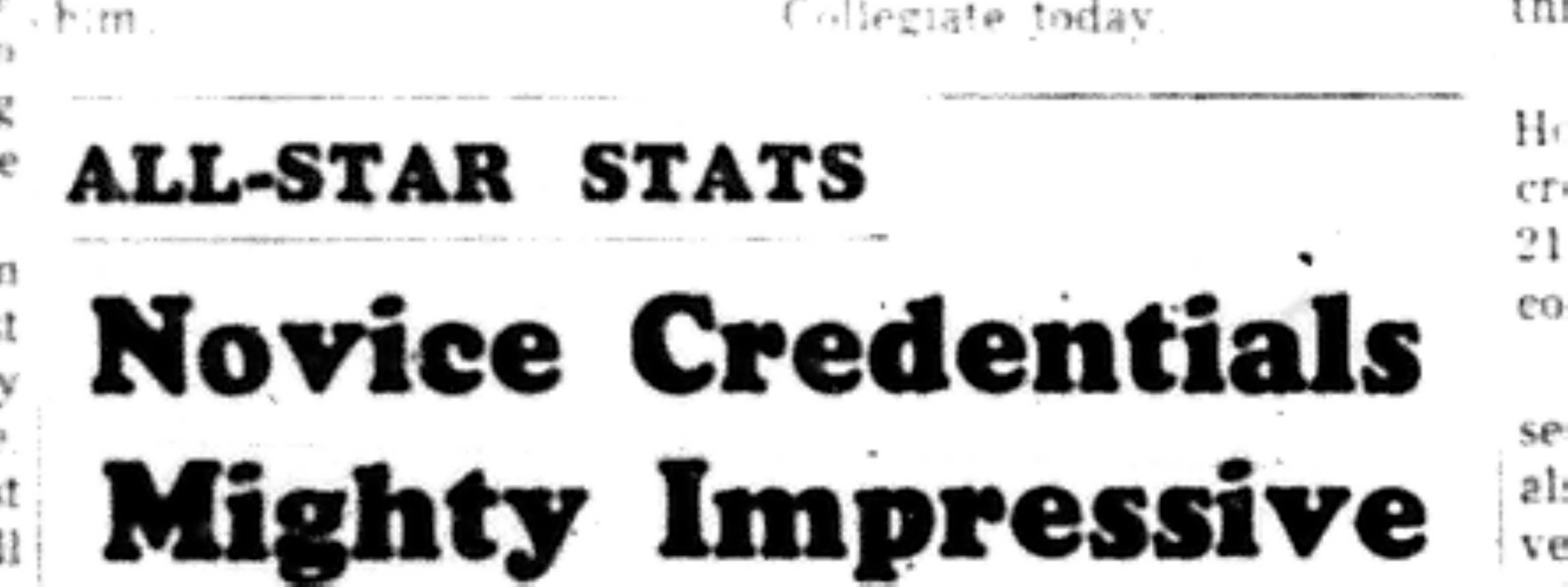 1966-05-04 Hockey -Boys -CCHL All Stars Stat Leaders-A